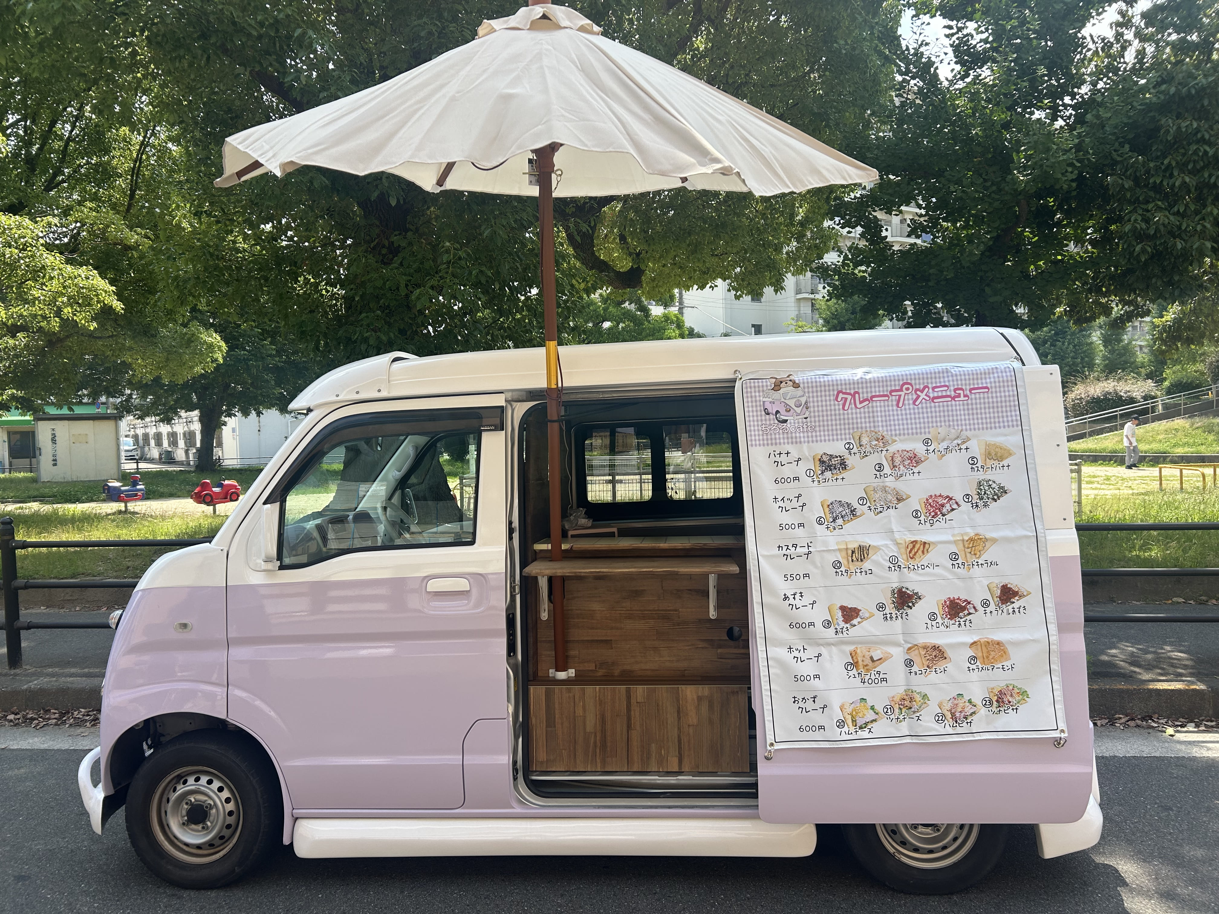 ちろるcafé<br>クレープ<br>催事販売